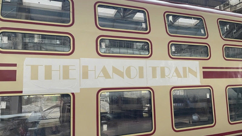 の画像 2階建て観光列車「ザ・ハノイトレイン」で楽しむハノイ市内観光