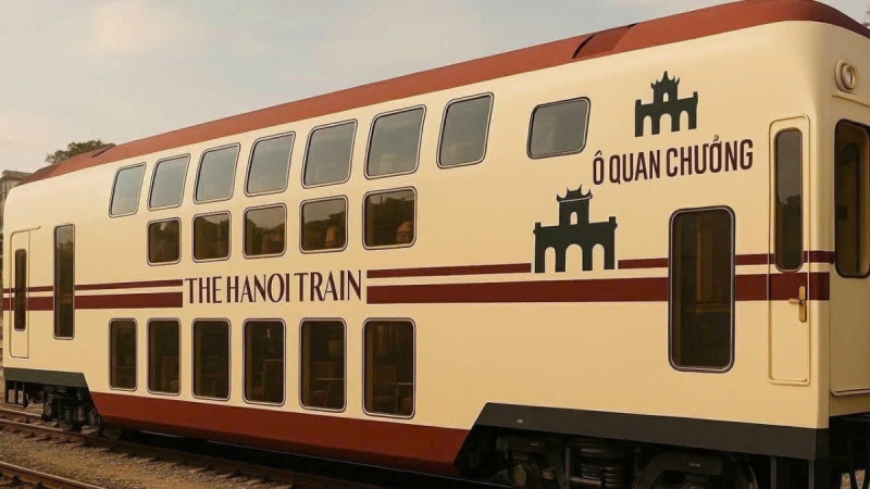 の画像 2階建て観光列車「ザ・ハノイトレイン」で楽しむハノイ市内観光