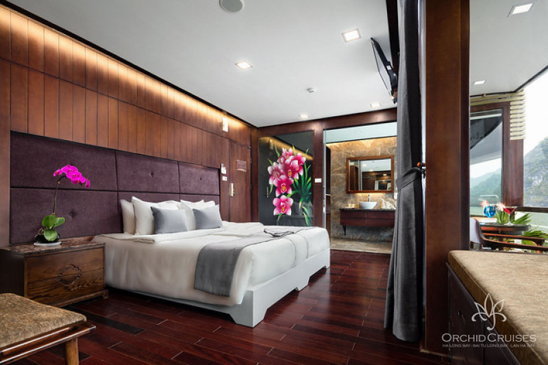 の画像 デラックスクラス〉ORCHID CRUISE 号(SUITE BALCONY )ランハ湾1泊2日(昼1夕1朝1)日本語ガイド無 #8 の画像 デラックスクラス〉ORCHID CRUISE 号(SUITE BALCONY )ランハ湾1泊2日(昼1夕1朝1)日本語ガイド無 #8