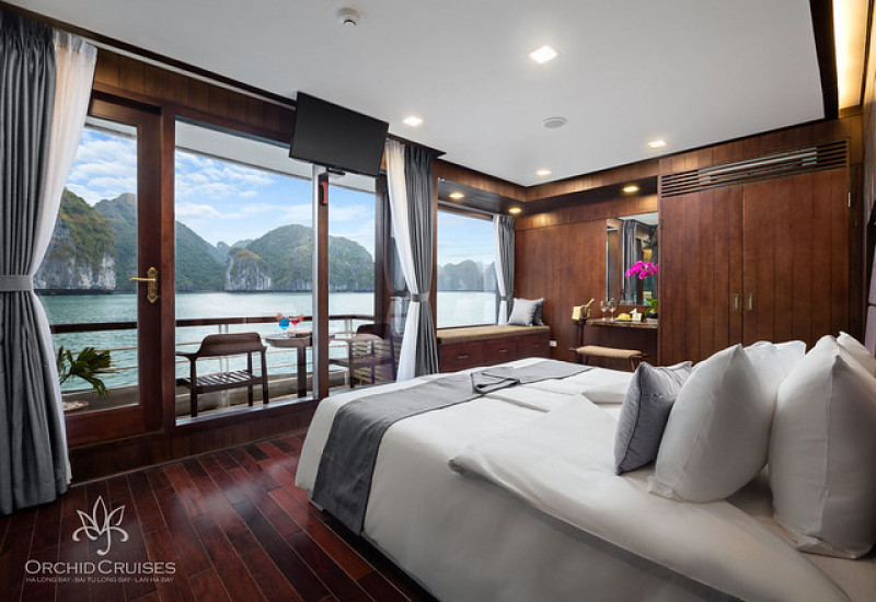 の画像 デラックスクラス〉ORCHID CRUISE 号(SUITE BALCONY )ランハ湾1泊2日(昼1夕1朝1)日本語ガイド無 #9 の画像 デラックスクラス〉ORCHID CRUISE 号(SUITE BALCONY )ランハ湾1泊2日(昼1夕1朝1)日本語ガイド無 #9