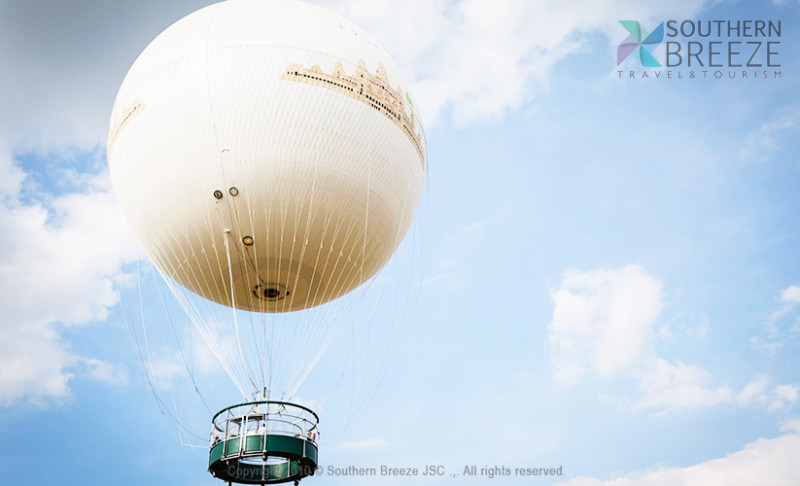 の画像 大人気！半日：気球からアンコールワット遺跡観賞
※天候によりご搭乗できない場合がございます。
その場合は気球代20$/PAXを直接お客様へご返金いたします。